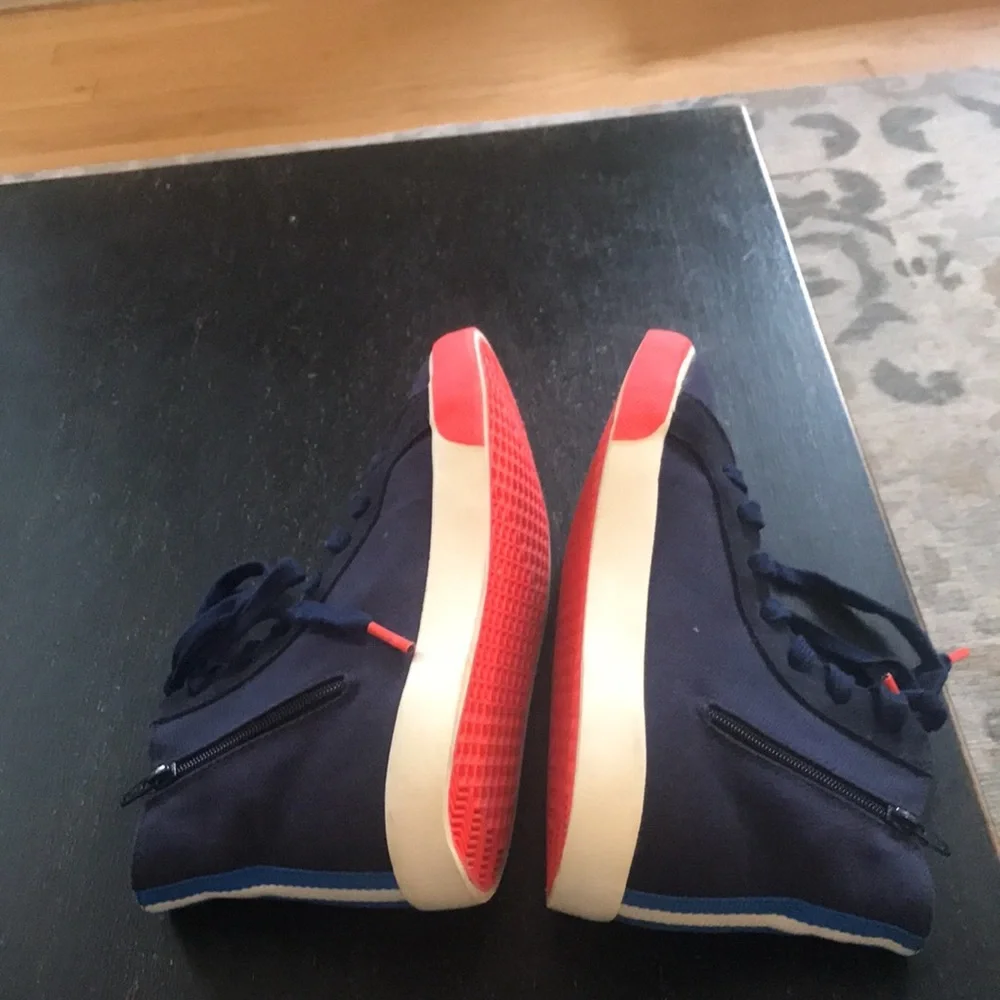 MiniBoden Canvas High Top Sneakers - Picture 13 of 15